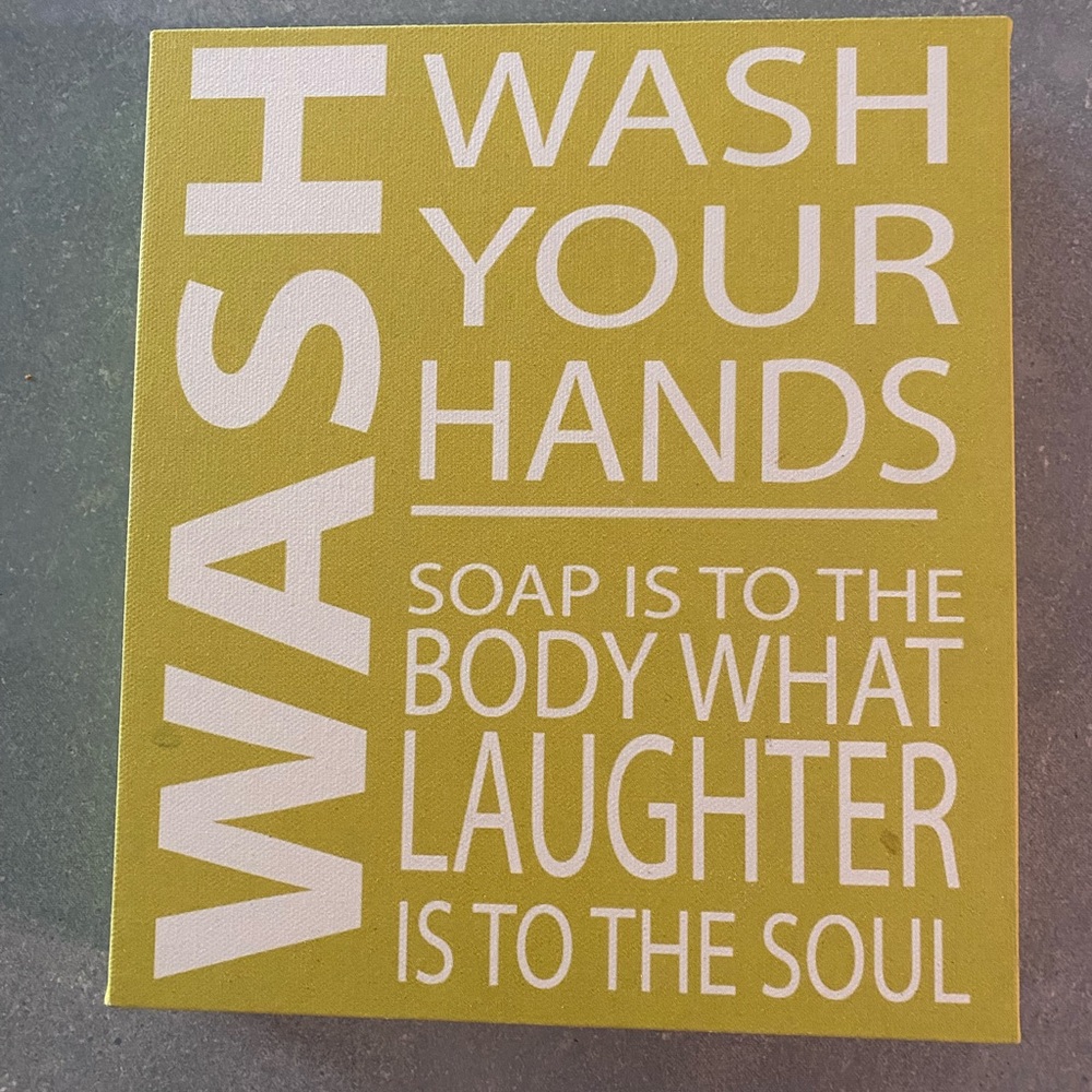 Brand new - Lime green bathroom Wall Art